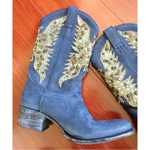 Leather Sendra western biker boots new